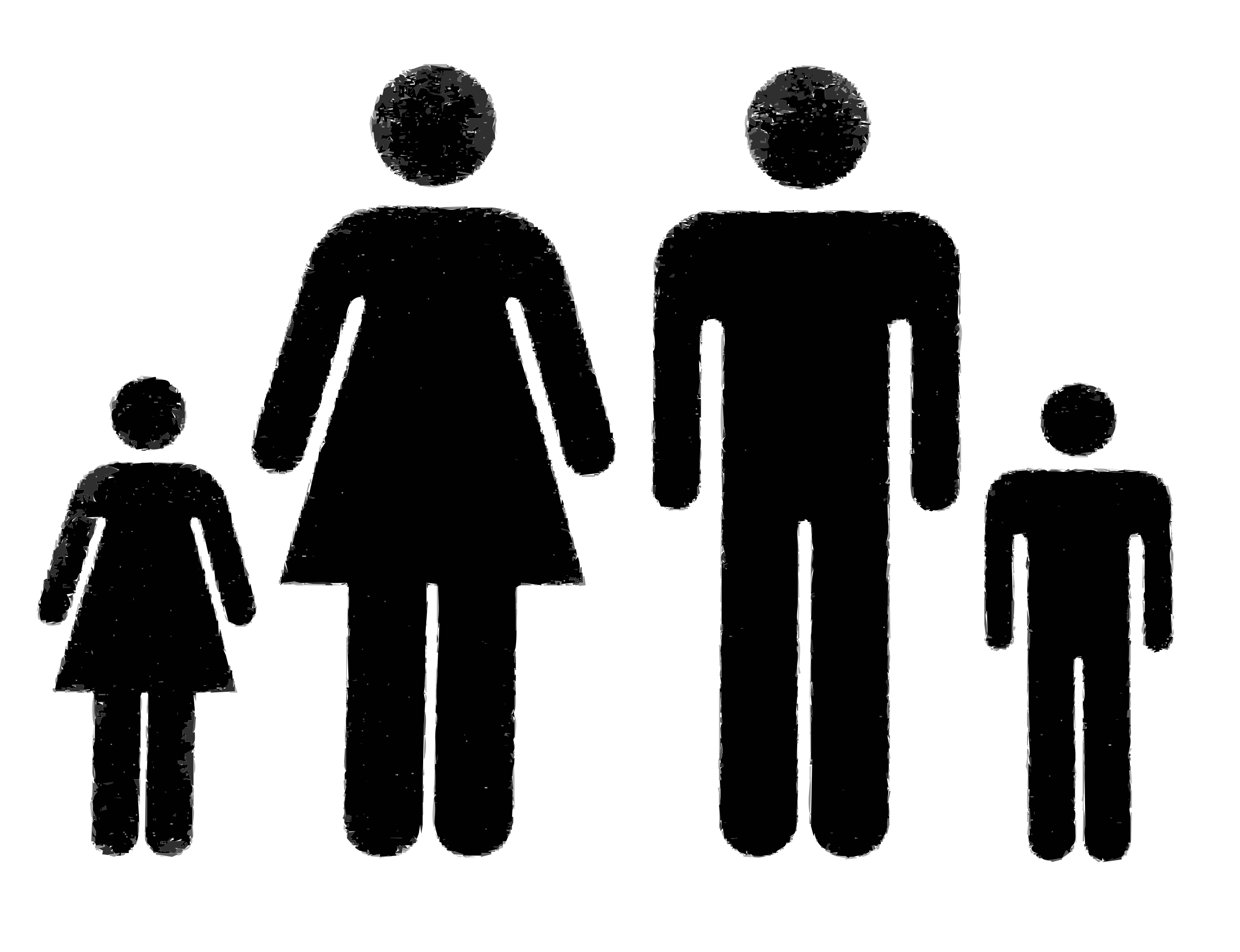 2400x1844 Family Of People Vector Clipart Image