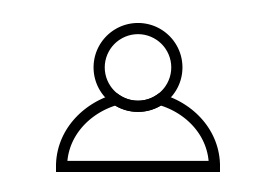 275x195 Person Outline Free Vector Icon