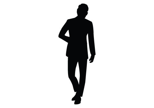 500x350 Download Free Png Formal Man Silhouette Vector