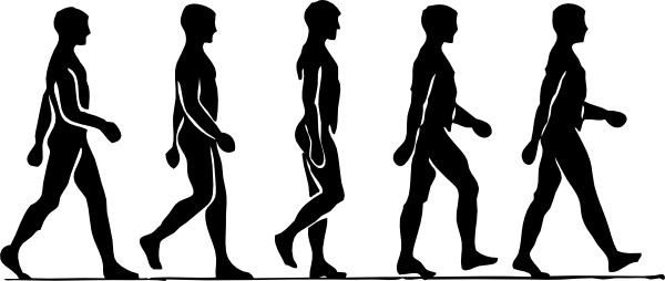 600x254 People Walking Vector Free Vector Download