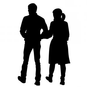 300x300 Silhouettes Of People Walking Vector Hoodamathrun