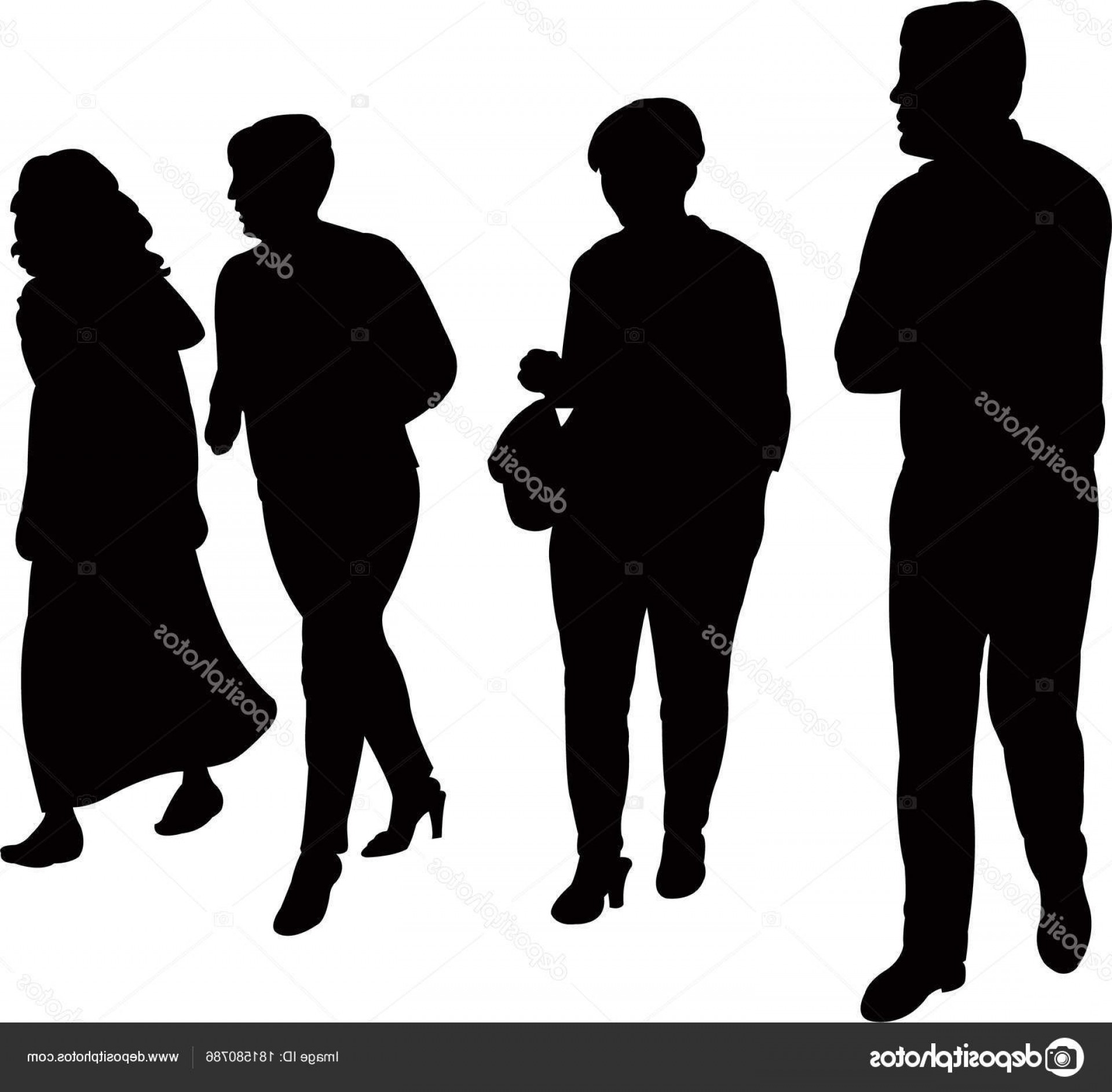 1920x1885 Stock Illustration People Walking Silhouette Vector Hoodamathrun