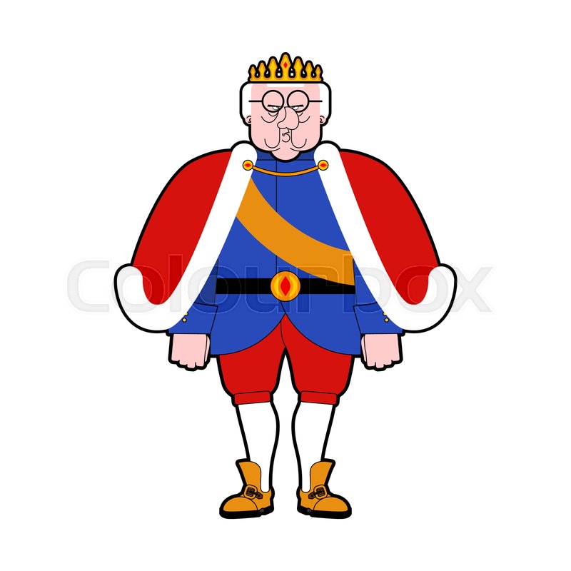 800x800 King Old Isolated Royal Persona Stock Vector Colourbox
