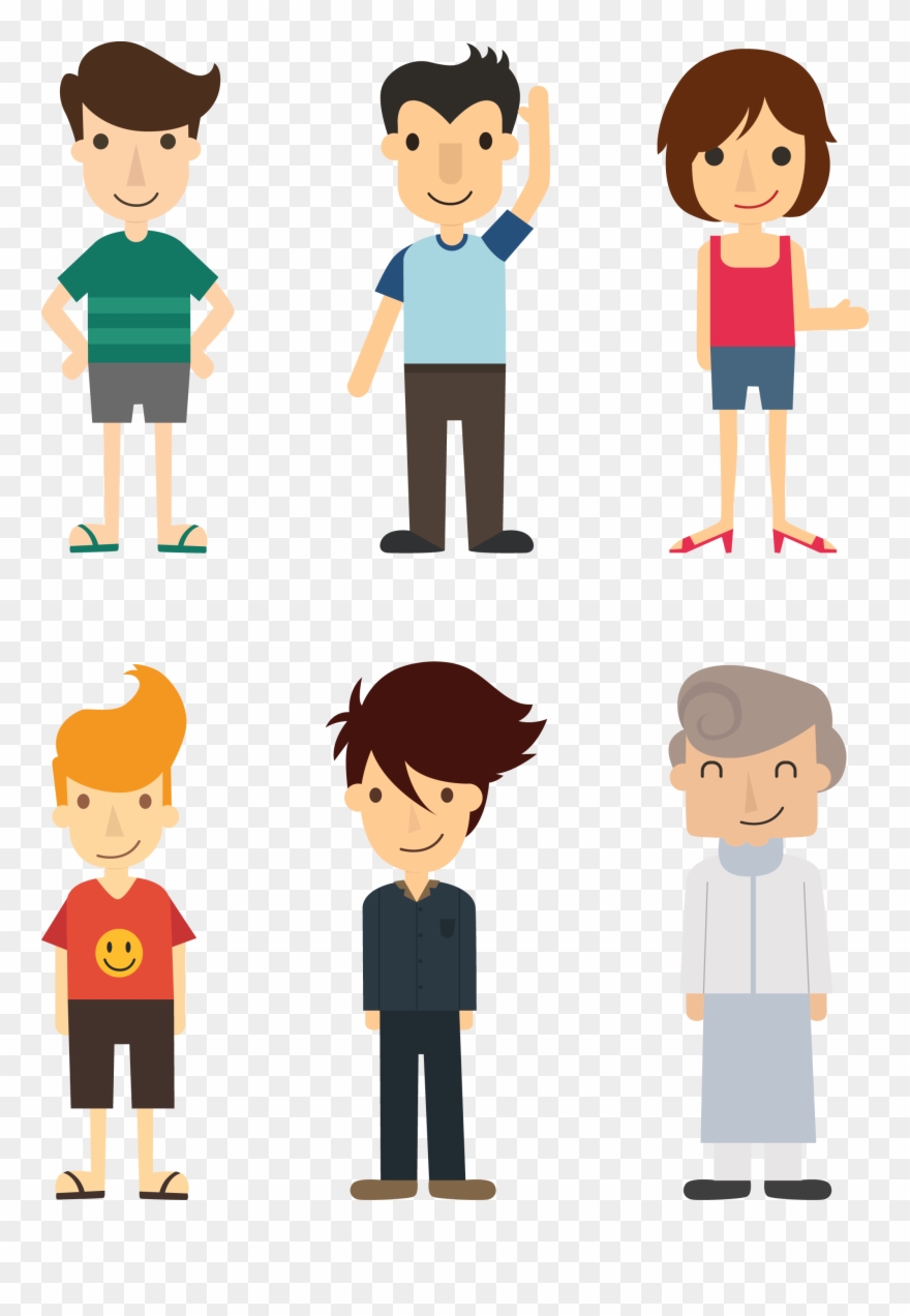 880x1272 People Vector Png
