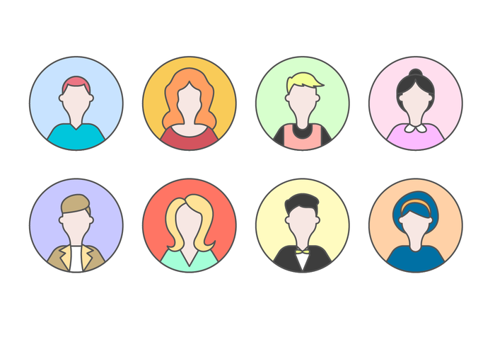 700x490 Free Personas Vector