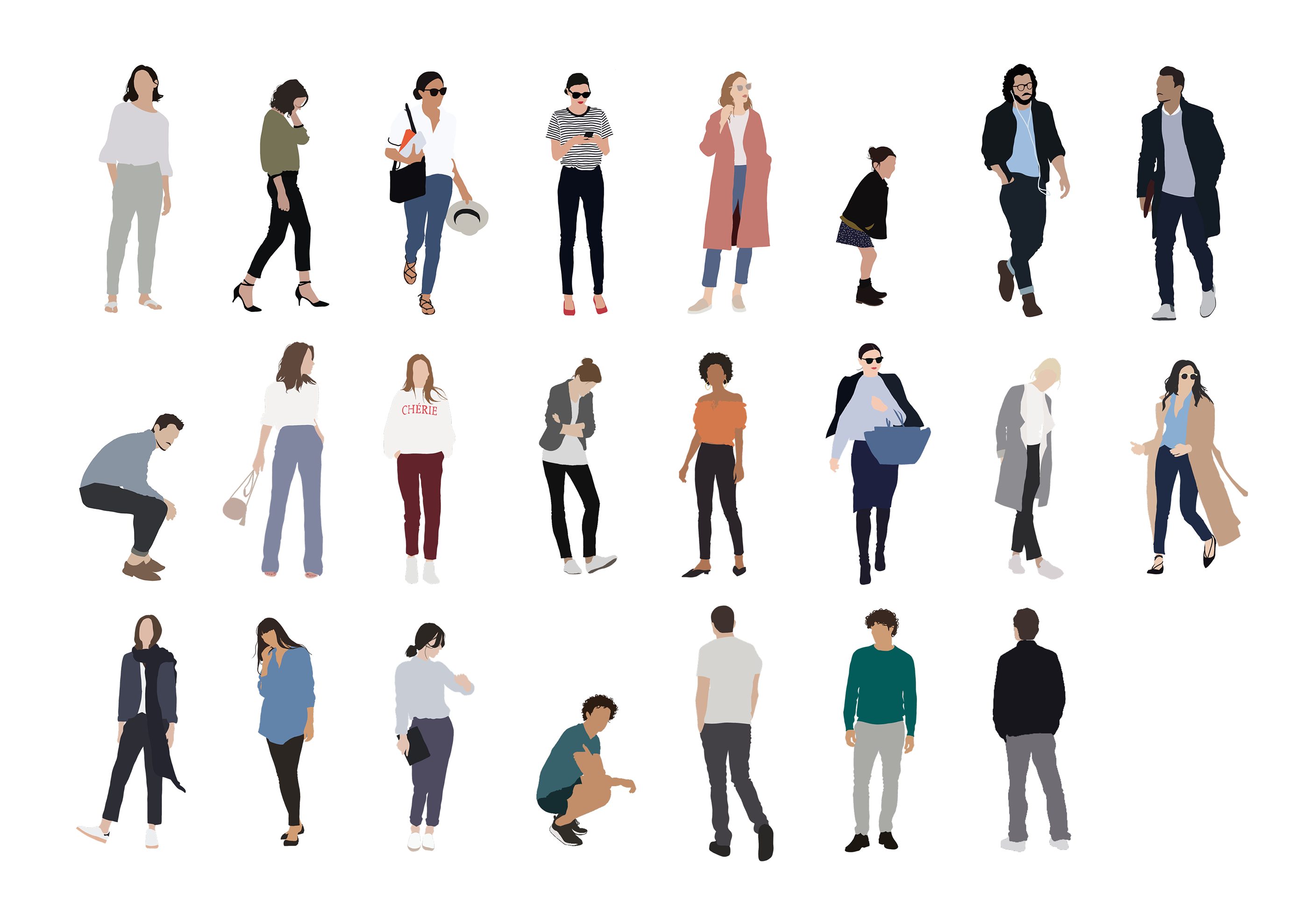 People Flat Illustration On Behance People People Illustration 2800x1979 People Flat Illustration On Behance People People Illustration