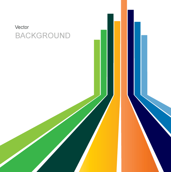 Free Abstract Vector Background With Colorful Stripes Perspective 600x605 Free Abstract Vector Background With Colorful Stripes Perspective