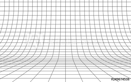Grid Curved Background Empty In Perspective, Vector Illustration 500x312 Grid Curved Background Empty In Perspective, Vector Illustration