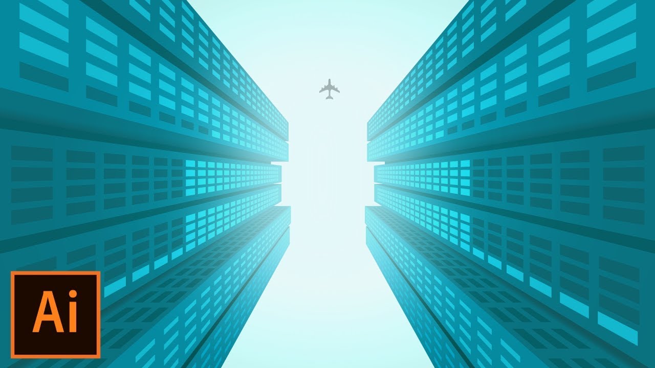 How To Draw Perspective Vector Illustration In Adobe Illustrator 1280x720 How To Draw Perspective Vector Illustration In Adobe Illustrator