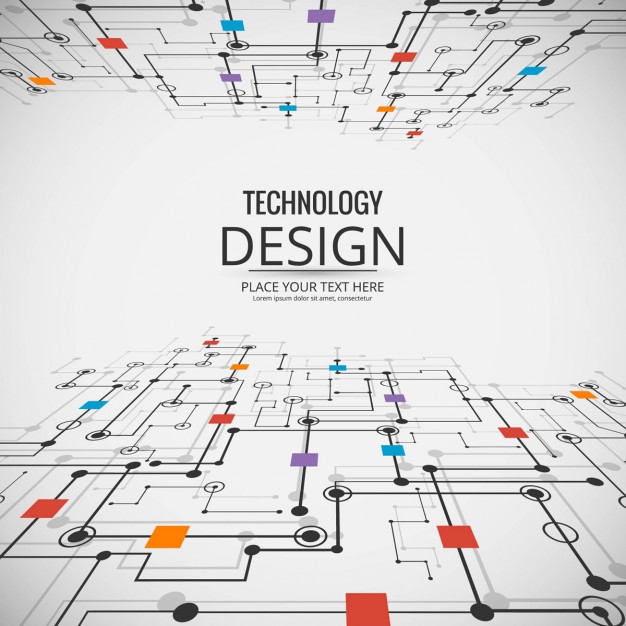 Technological Background, Perspective Vector Free Download 626x626 Technological Background, Perspective Vector Free Download