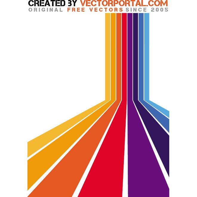 Colorful Stripes Perspective Vector Graphics Abstract Vector 660x660 Colorful Stripes Perspective Vector Graphics Abstract Vector