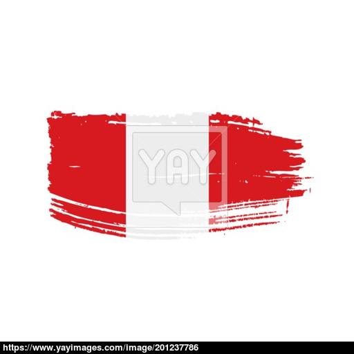 512x512 Peru Flag, Vector Illustration Vector