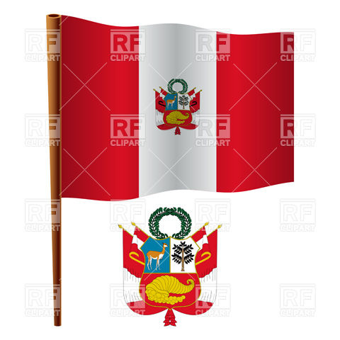 480x480 Peru Flag And Coat Of Arms Vector Image Of Signs, Symbols, Maps