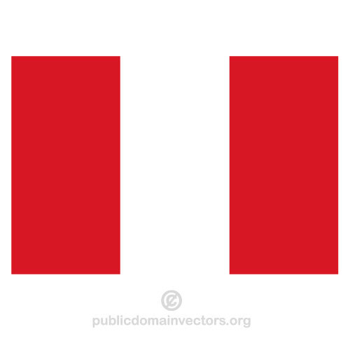 500x500 Vector Flag Of Peru