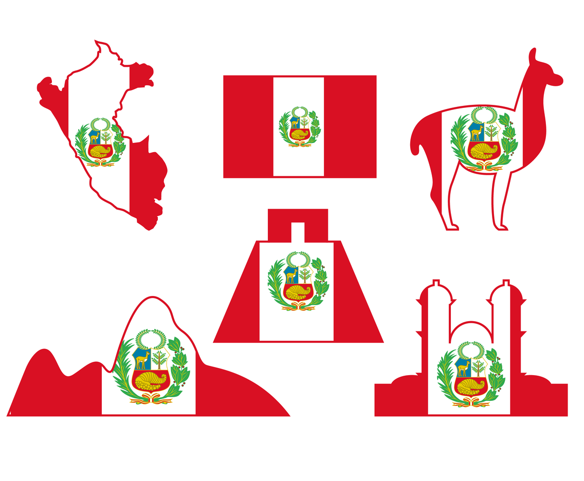 1136x936 Peru Icon Landmark And Animal Vector Vector Art Graphics