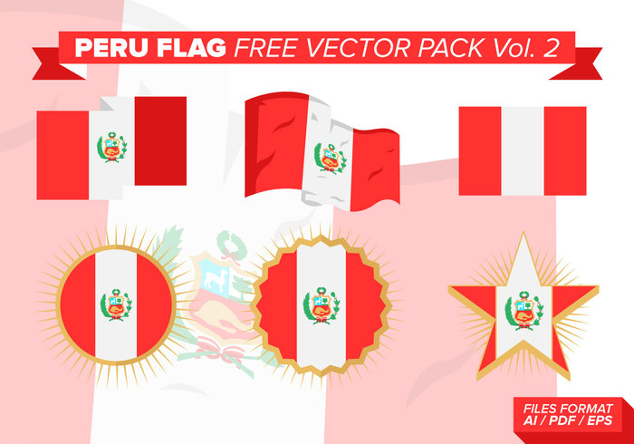 700x490 Peru Flag Free Vector Pack Vol