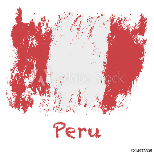 500x500 Peru Flag Vector Illustration Peruvian Indapandence Day