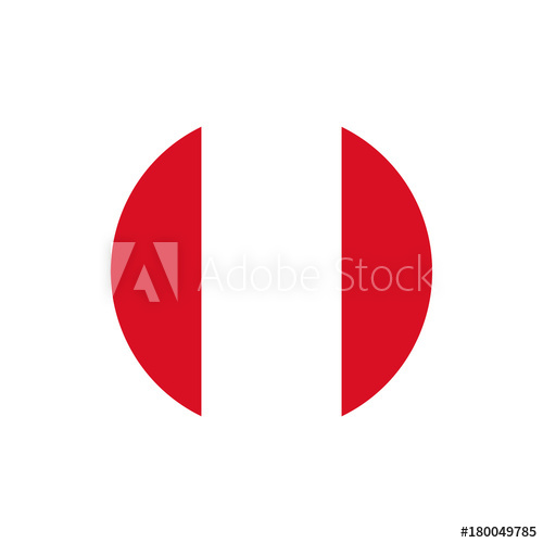 500x500 Peru Flag, Official Colors And Proportion Correctly National