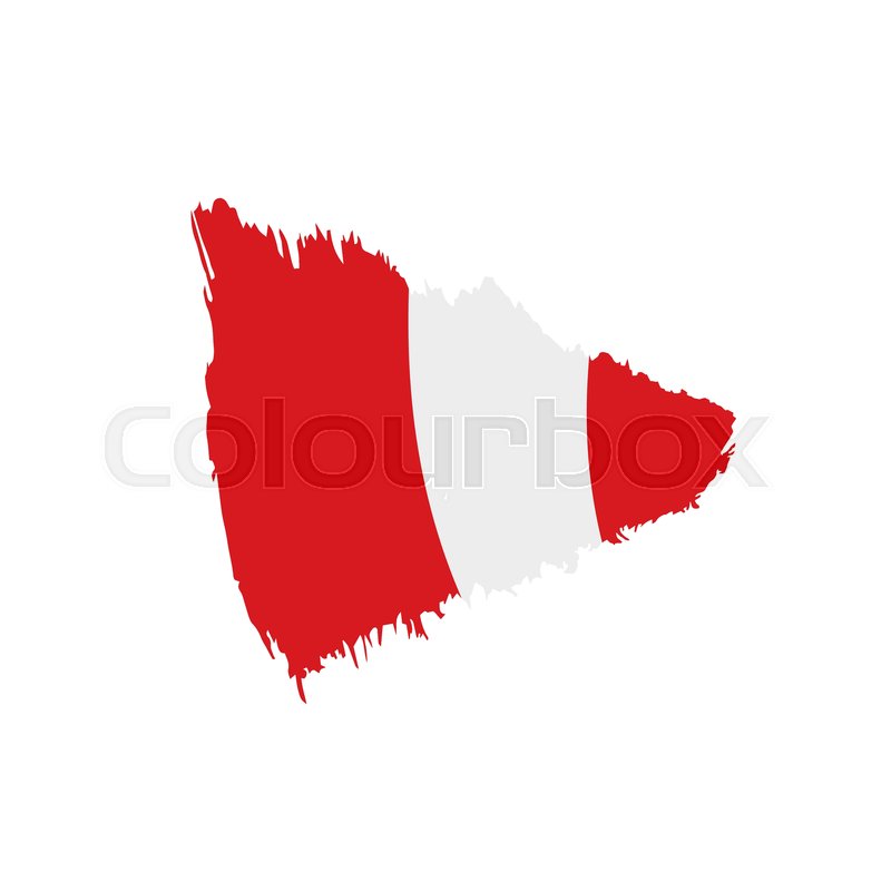 800x800 Peru Flag, Vector Illustration On A Stock Vector Colourbox