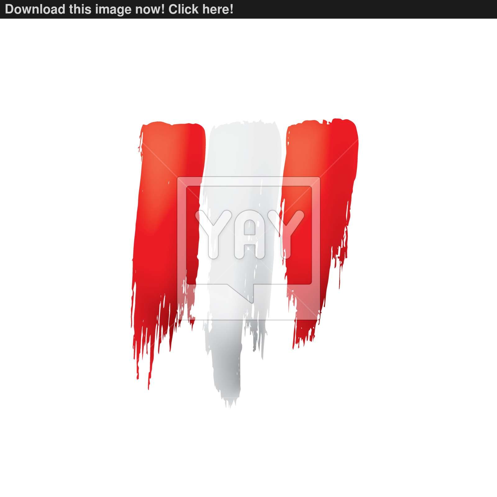1600x1600 Peru Flag, Vector Illustration On A White Background Vector