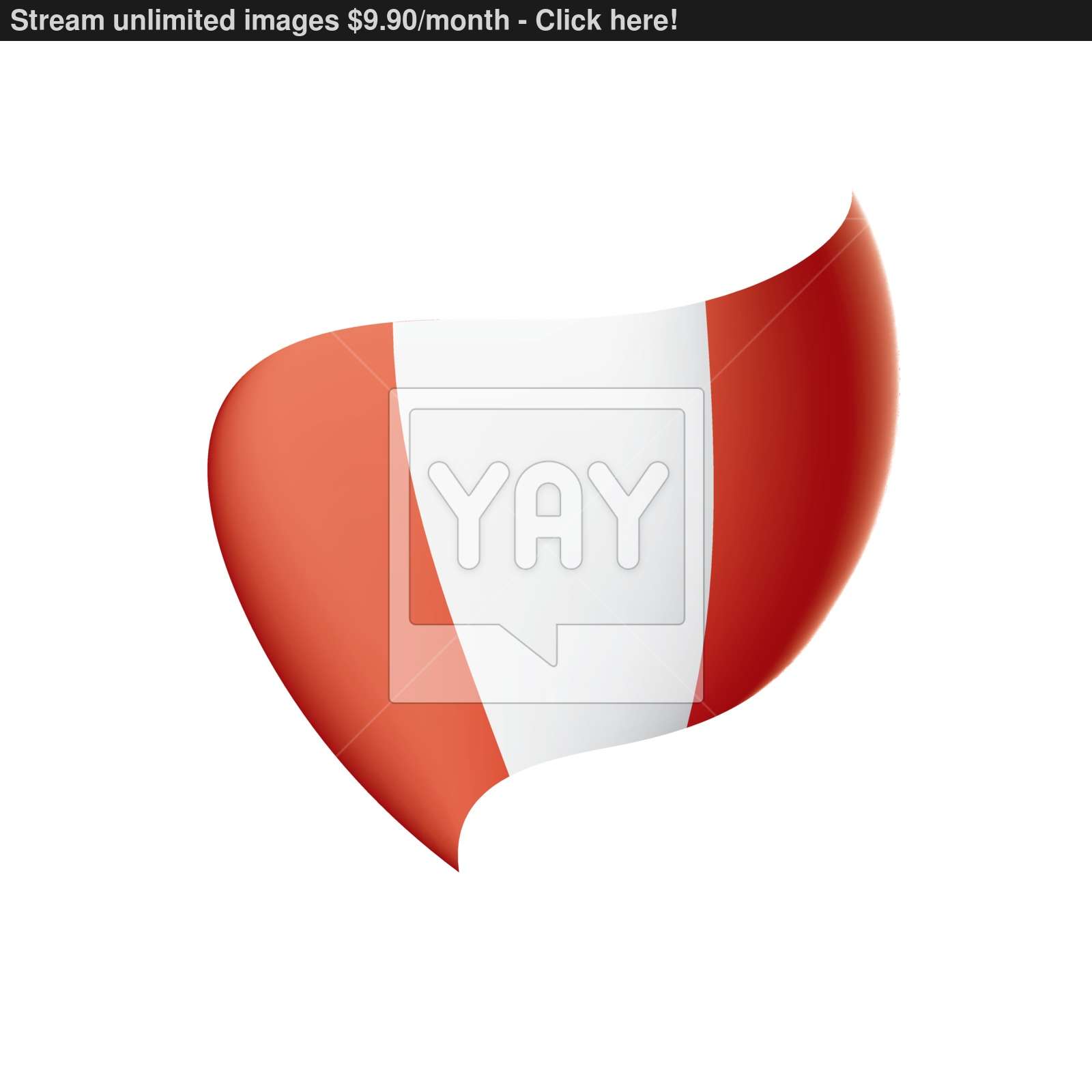1600x1600 Peru Flag, Vector Illustration Vector