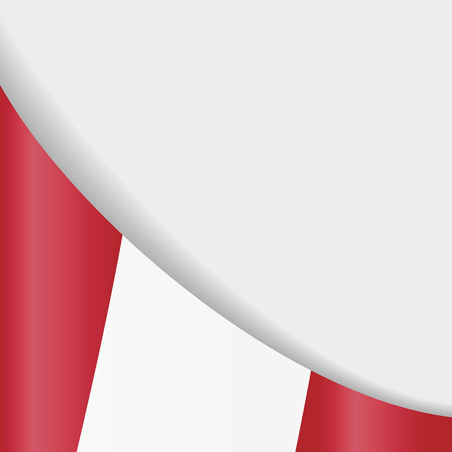 900x900 Peruvian Flag Background Vector Illustration