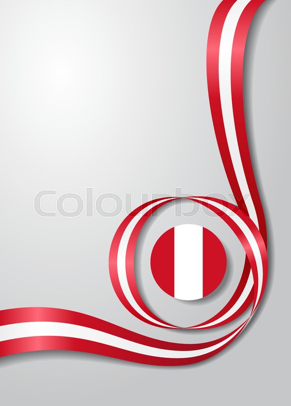 573x800 Peruvian Flag Wavy Abstract Stock Vector Colourbox