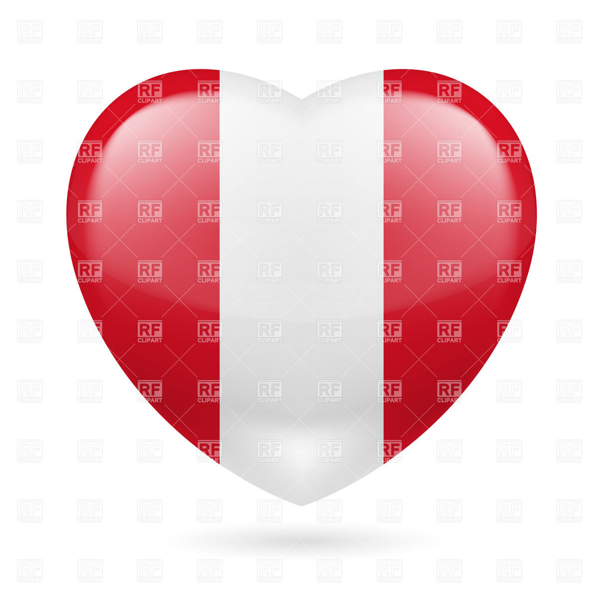1200x1200 Heart With Peruvian Flag Colors I Love Peru Vector Image Of Signs