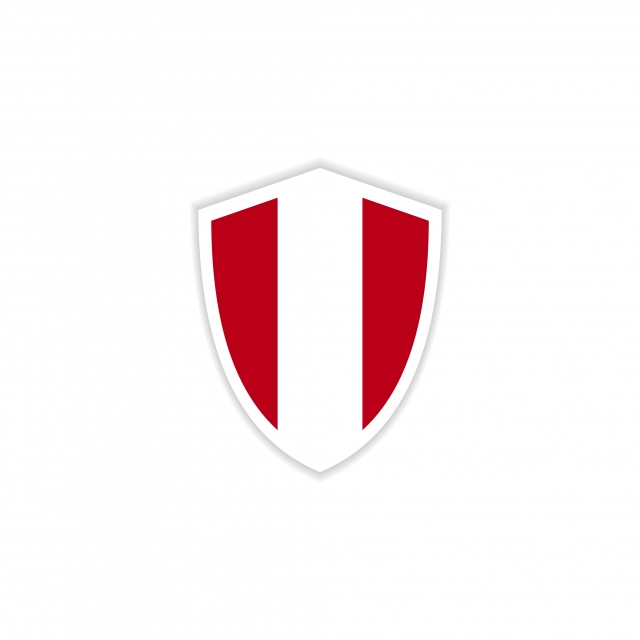 640x640 Peru Flag Emblem Vector Template Design Illustration, Peru, Flag