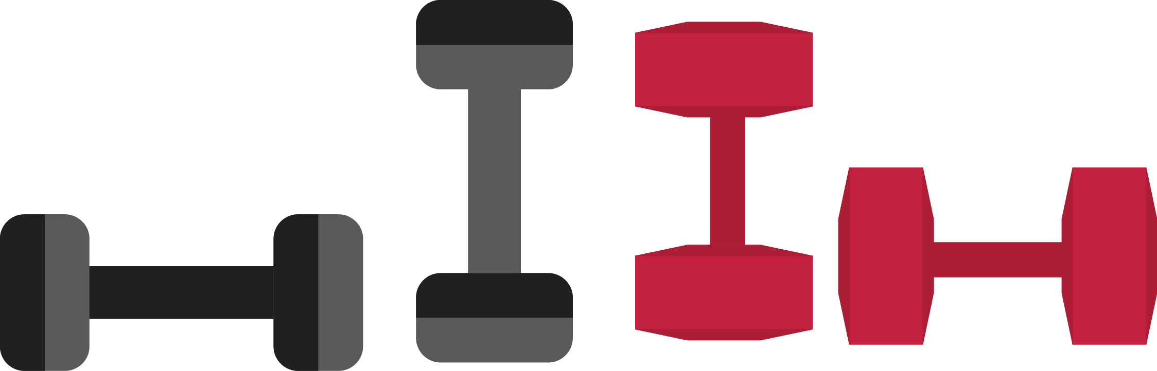 2248x722 Vector Transparent Dumbbell Clipart Drawing