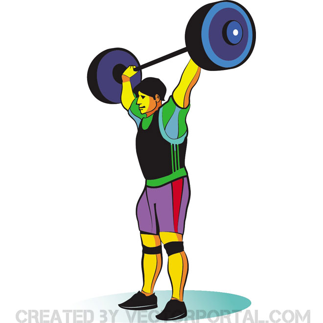 660x660 Weight Lifter Free Vector