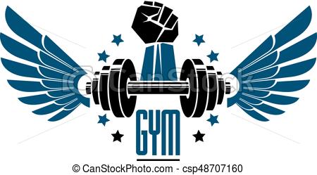 450x249 Wings Estilo, Deporte, Emblema, Vendimia, Gimnasio, Club, Barra