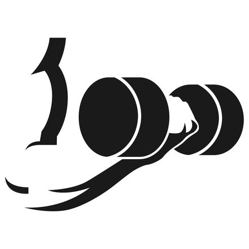 490x490 Lifting Weights Vector