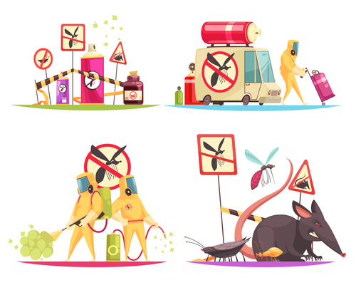 500x400 Pest Control On Curated Vector Illustrations, Stock Royalty Free
