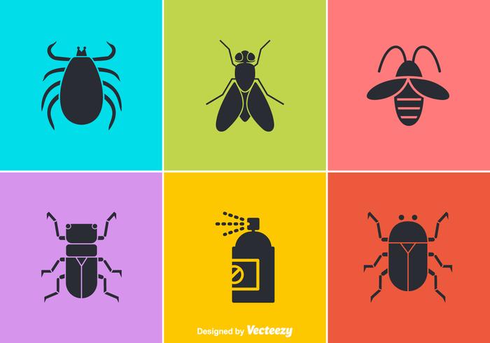 700x490 Free Vector Pest Control Icons