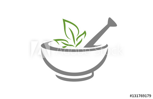500x324 Mortar And Pestle Vector Design Represents Herbal Medicine