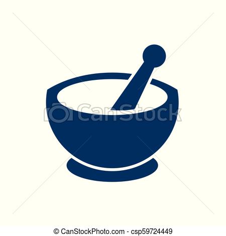 450x470 Mortar And Pestle Vector Icon Filled Flat Sign For Mobile Concept