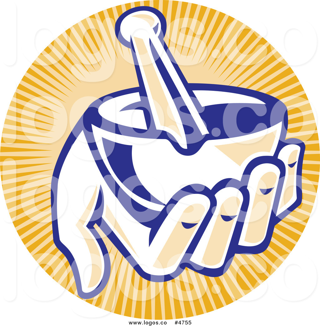 1024x1044 Royalty Free Vector Of A Hand Holding A Mortar And Pestle