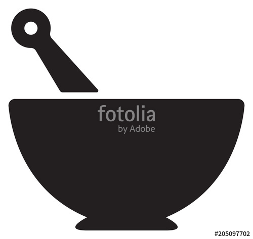 500x473 Mortar And Pestle Vector Design Stock Image And Royalty Free