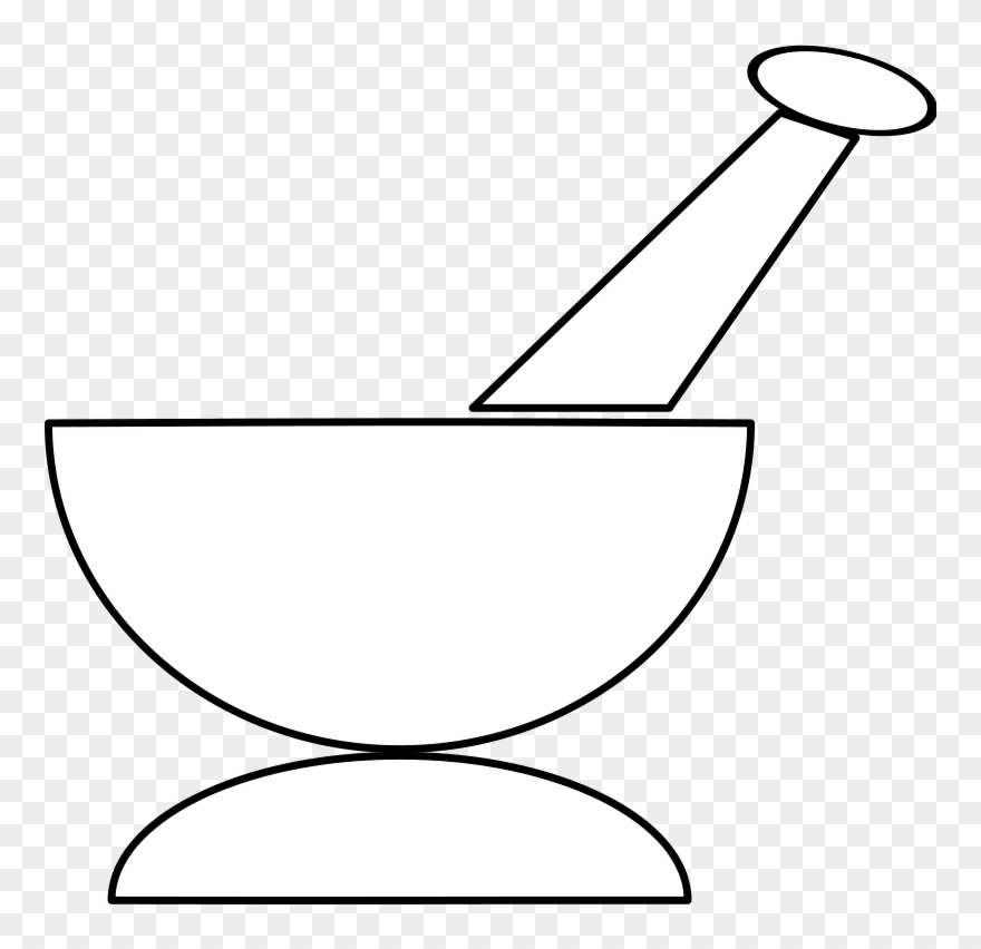 880x852 Free Vector Mortar And Pestle Clip Art