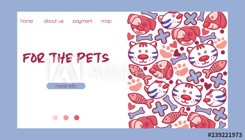 Veterinary Vector Pet Animal Character On Vetclinic Landing 500x286 Veterinary Vector Pet Animal Character On Vetclinic Landing