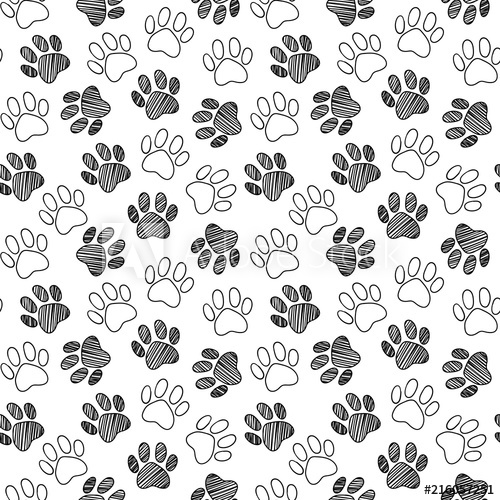 Monochrome Black And White Dog Cat Pet Animal Paw Foot Hand Drawn 500x500 Monochrome Black And White Dog Cat Pet Animal Paw Foot Hand Drawn
