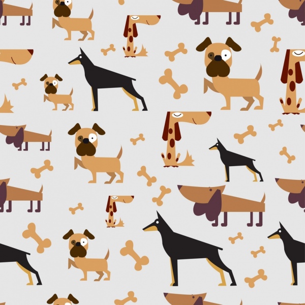 Pets Background Dogs Bone Icons Decoration Repeating Style Free 600x600 Pets Background Dogs Bone Icons Decoration Repeating Style Free