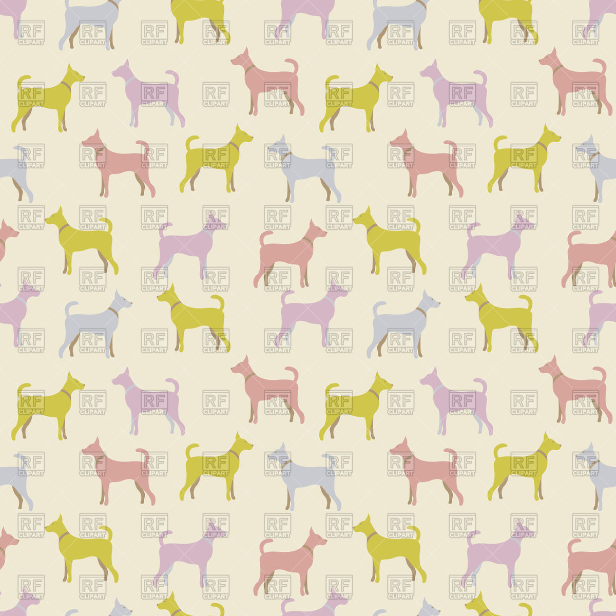 Seamless Background Of Dog Silhouettes Vector Image Of Backgrounds 1200x1200 Seamless Background Of Dog Silhouettes Vector Image Of Backgrounds