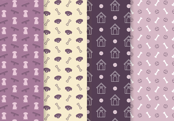 700x490 Dog Pattern Vector