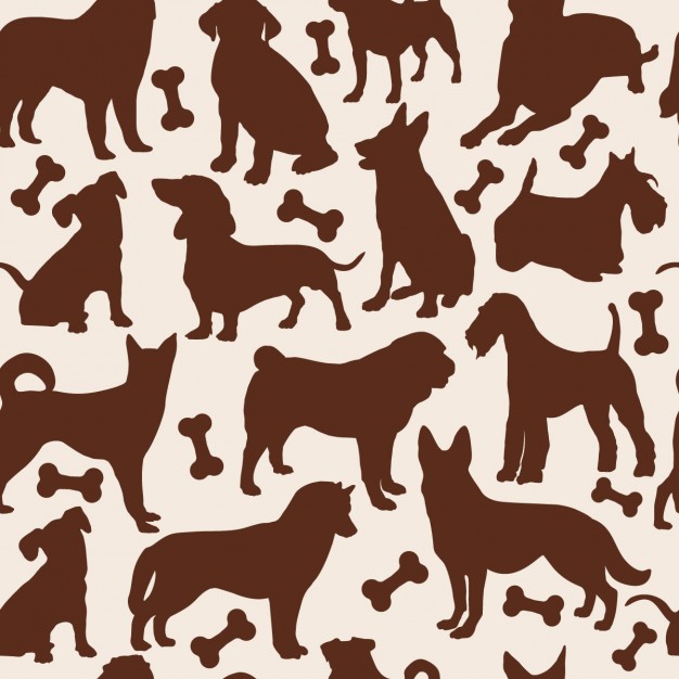 626x626 Dogs Seamless Pattern Vector Free Download
