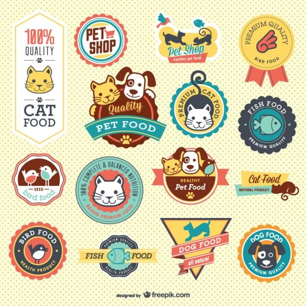 626x626 Petshop Vector Badges Free Vector High School Art Intro