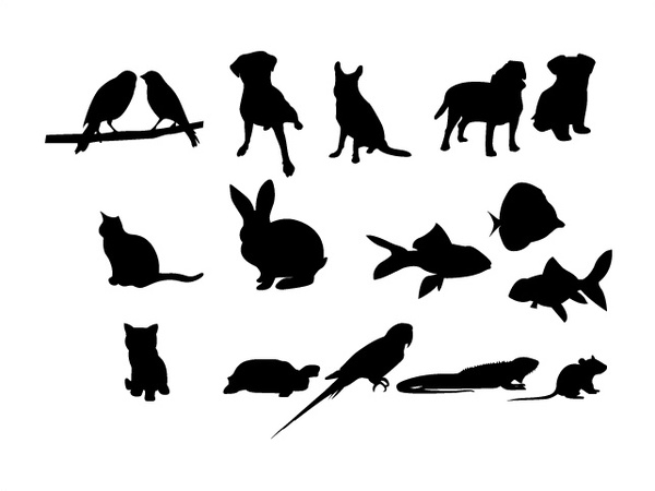 Pet Silhouette Vector