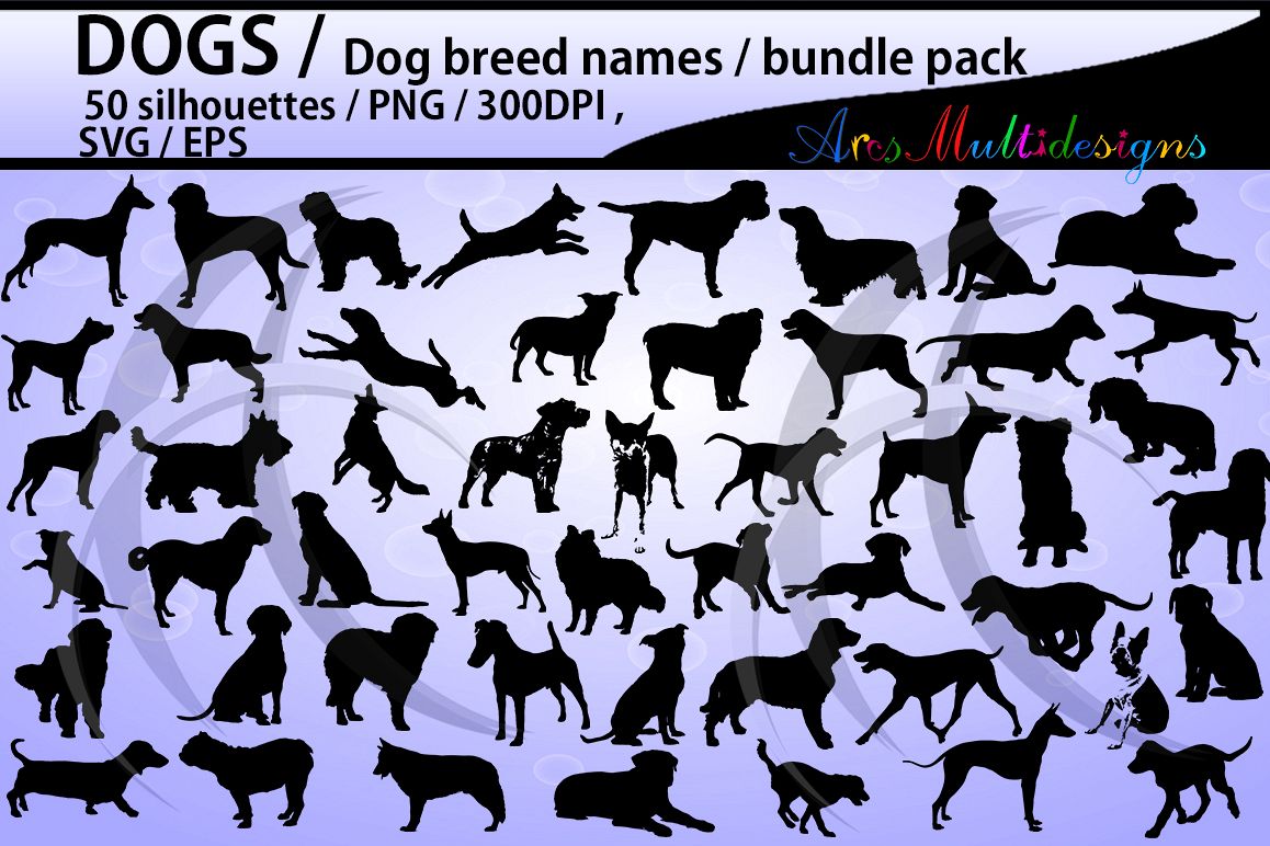 1158x772 Dog Silhouette Dog Dog Breed Names With Pictures Png