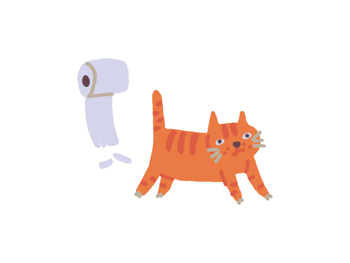 1216x912 Ginger Cat List Is Empty Free Vector Illustration
